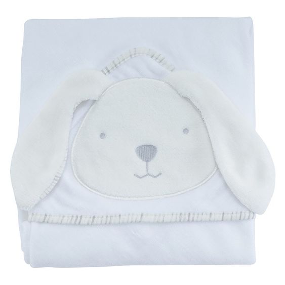 ToTs by Smartrike Hooded bath towel 80 x 80 cm - Rabbit - Classic Grey