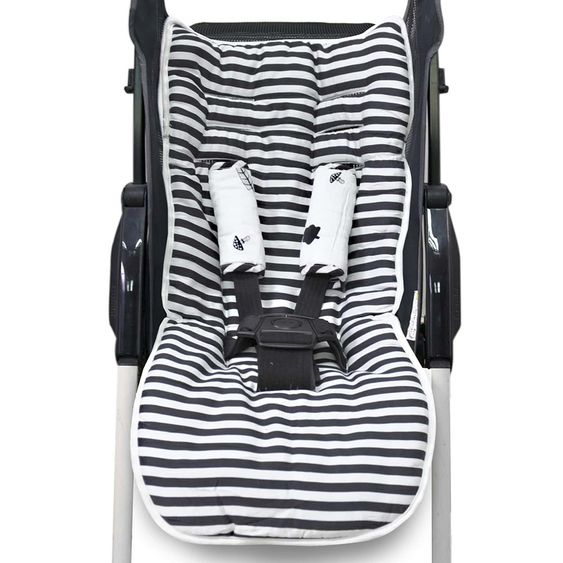 ToTs by Smartrike Wende-Sitzauflage Bambus inkl. 2 Gurtpolster - Forest & Stripes