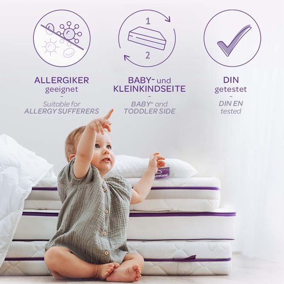 Träumeland Babymatratze Brise - 70x140 cm