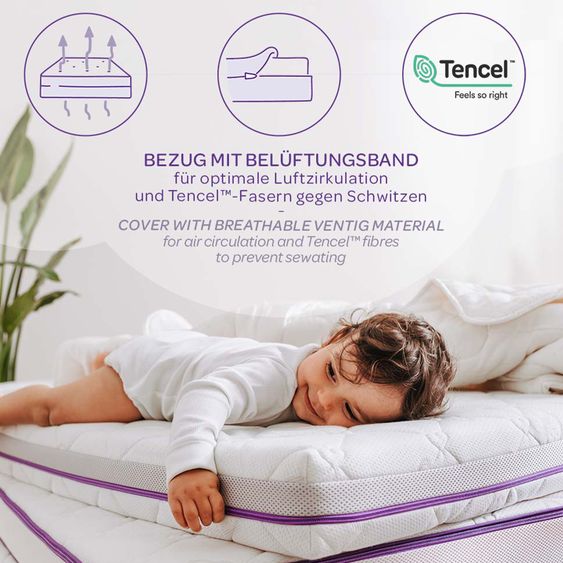 Träumeland Babymatratze Brise - 70x140 cm