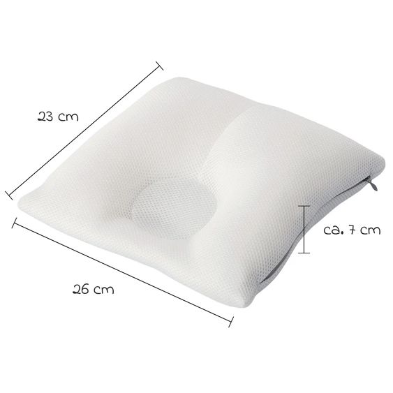 Träumeland Carefor Midi pillow to prevent head deformation (2 - 8 months) 25 x 28 cm