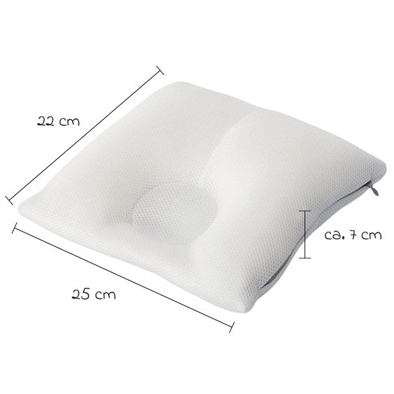 Träumeland Kissen Carefor Mini zur Prävention von Kopfverformung (0 - 4 Monate) 22 x 25 cm