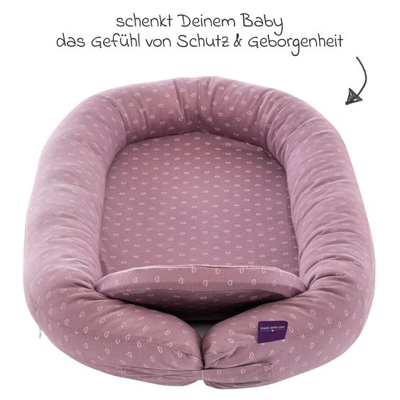 Träumeland Kuschelnest Home Comfort mit Softschaummatratze - Heartsome