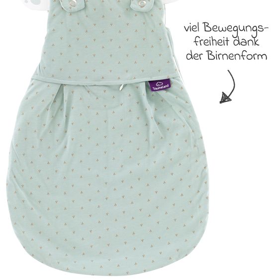 Träumeland Schlafsack Liebmich - Twister - Blau - Gr. 68/74