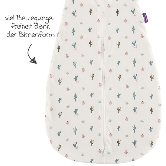 Träumeland Liebmich summer sleeping bag - Kaktusliebe - size 110