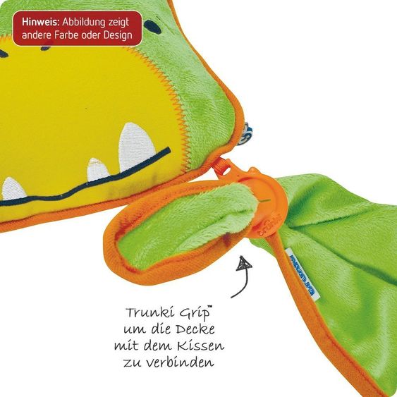 Trunki 2-tlg. Reise-Set SnooziHedz Decke & Kissen - Bert Blau