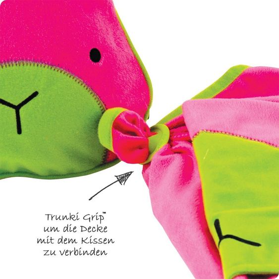 Trunki 2-tlg. Reise-Set SnooziHedz Decke & Kissen - Betsy Pink