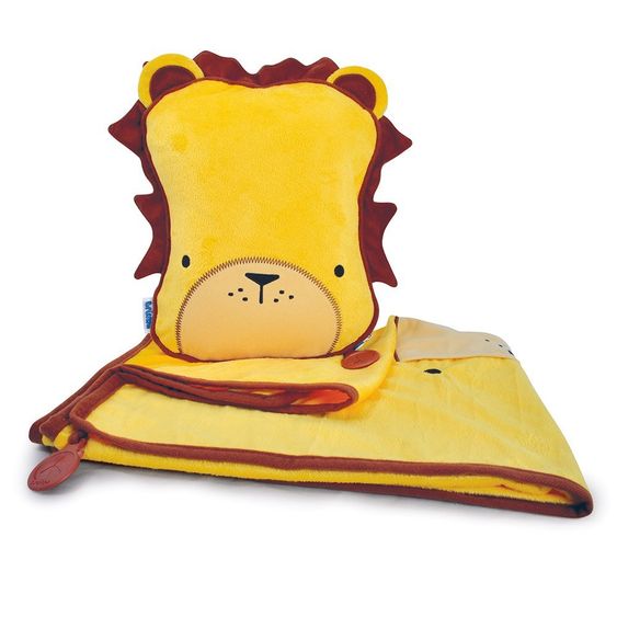 Trunki Set da viaggio 2 pezzi Coperta e cuscino SnooziHedz - Leeroy Yellow