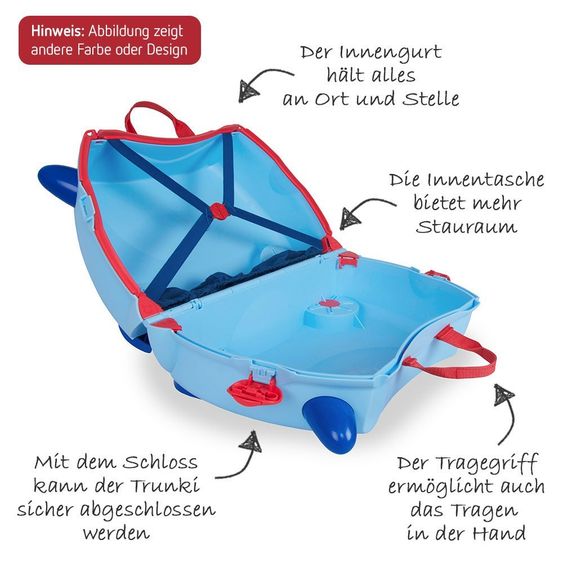 Trunki Suitcase - Rosie Pink