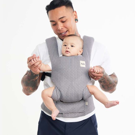 tula Babytrage Explore Mesh ab Geburt von 3,2 kg - 20,4 kg - 3-Positionen Bauch vorne/hinten, Rücken aus atmungsaktivem Mesh-Gewebe - Infinite