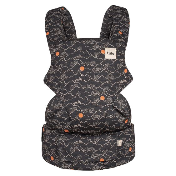 tula Babytrage Explore Mesh ab Geburt von 3,2 kg - 20,4 kg - 3-Positionen Bauch vorne/hinten, Rücken aus atmungsaktivem Mesh-Gewebe - Mojave