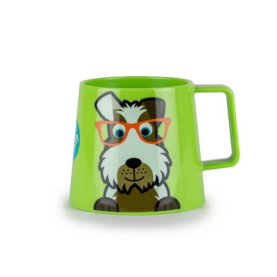 Tum Tum Trinkbecher mit Trinkhalm - Hund Scruff