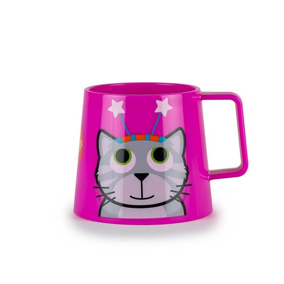 Tum Tum Trinkbecher mit Trinkhalm - Katze Bluebell