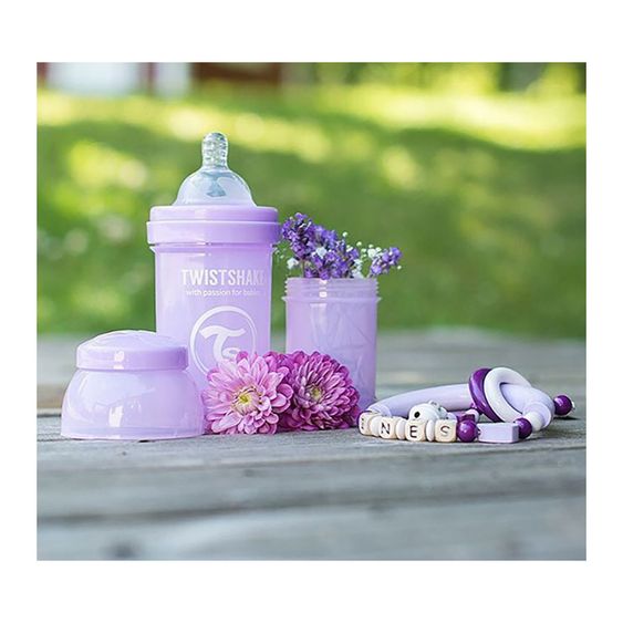 Twistshake Anti-Kolik Babyflaschen Set 180ml - Flieder