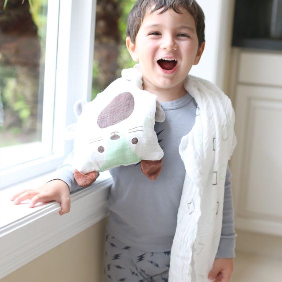ubbi Kuscheltier 2in1 Planket Buddies - Beaver & Fox
