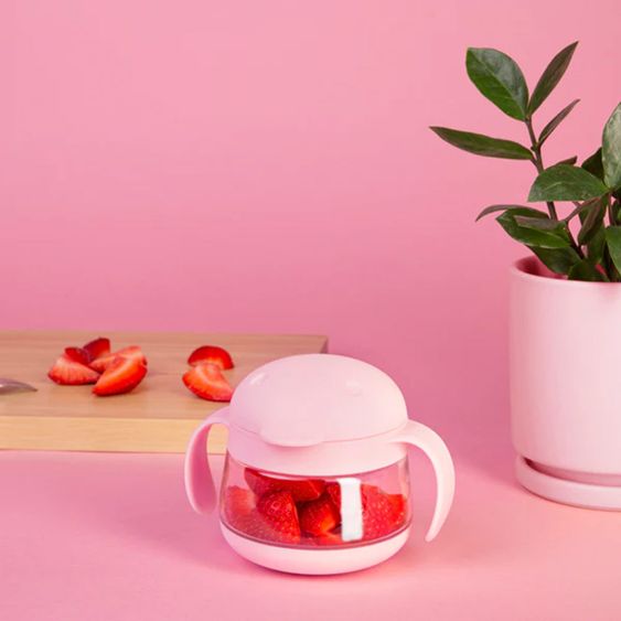 ubbi Snack container - Tweat - Blush Pink