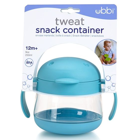 ubbi Snackbecher Tweat - Blau
