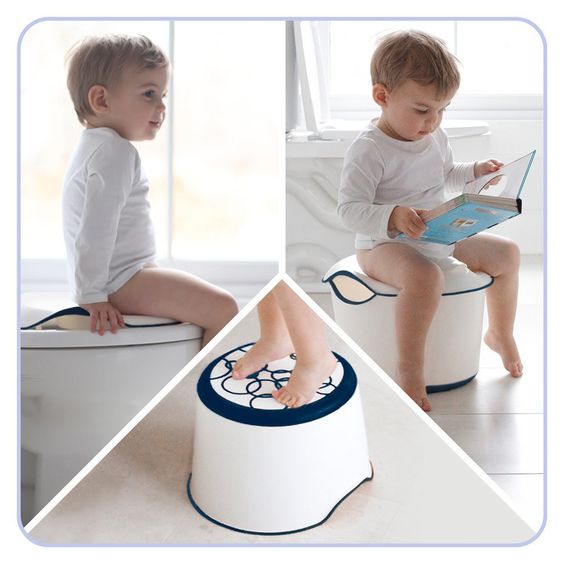ubbi Toilet Trainer Babypotty 3in1 - Navy