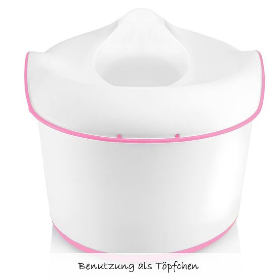 ubbi Toilet Trainer Babypotty 3in1 - Pink