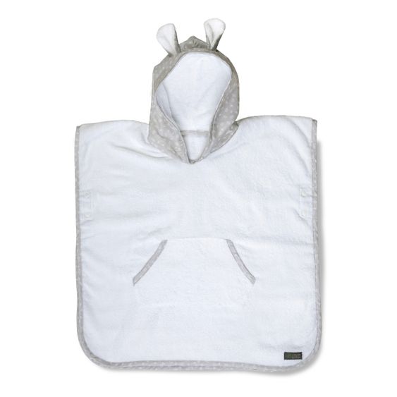 Vinter & Bloom Badeponcho - Nordic Leaf - Calm Grey
