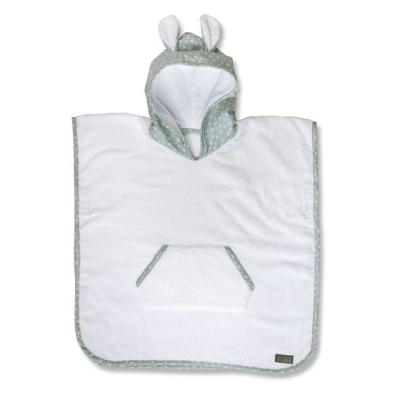 Vinter & Bloom Badeponcho - Nordic Leaf - Mild Green