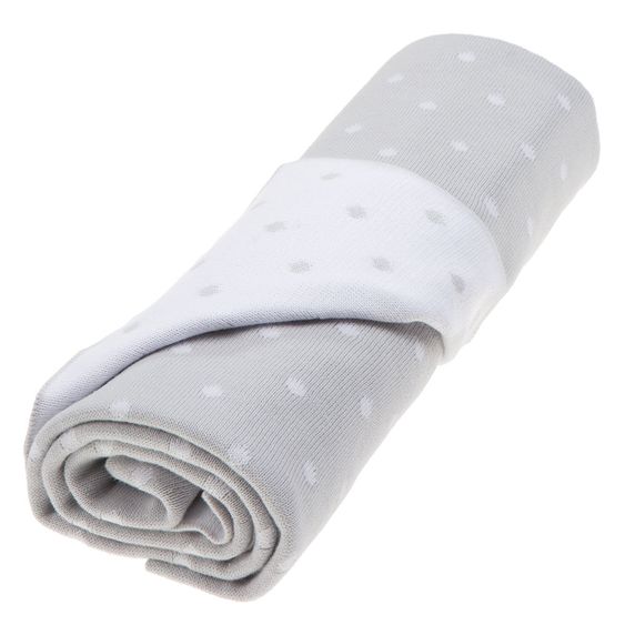 Vinter & Bloom Baumwolldecke - Dots Oganic - aus 100% Bio-Baumwolle - Slate Grey