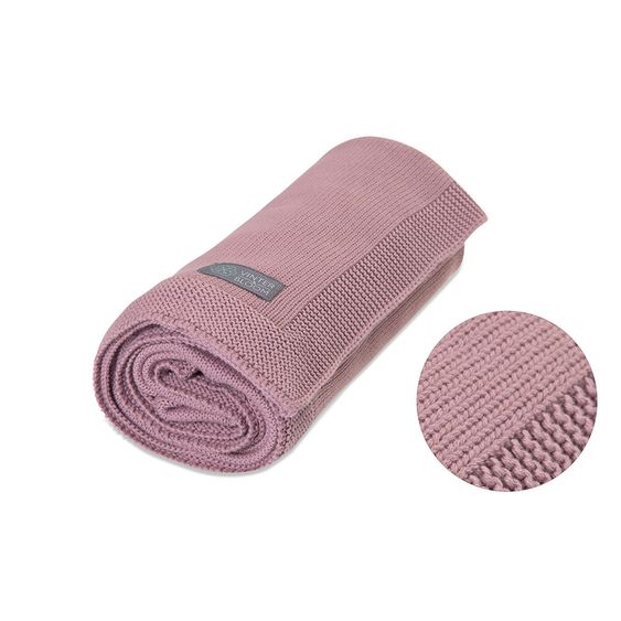 Vinter & Bloom Cotton blanket Love - Soft Pink