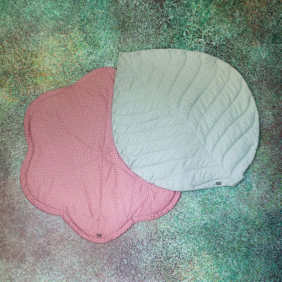 Vinter & Bloom Krabbeldecke - Nordic Leaf - Soft Pink