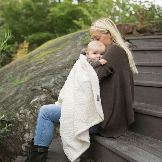 Vinter & Bloom Kuscheldecke - Cuddly - Ivory