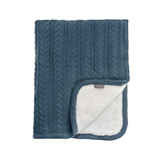 Vinter & Bloom Kuscheldecke - Cuddly - Storm Blue