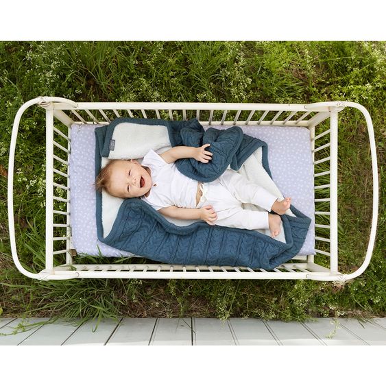 Vinter & Bloom Kuscheldecke - Cuddly - Storm Blue