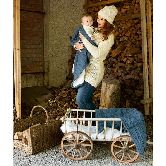 Vinter & Bloom Kuscheldecke - Cuddly - Storm Blue