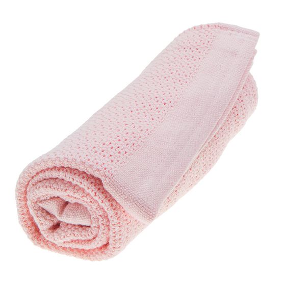 Vinter & Bloom Coperta a griglia morbida - Rosa fiorito