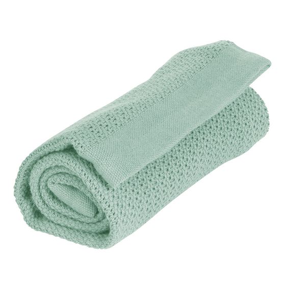 Vinter & Bloom Kuscheldecke Soft Grid - Sage Green