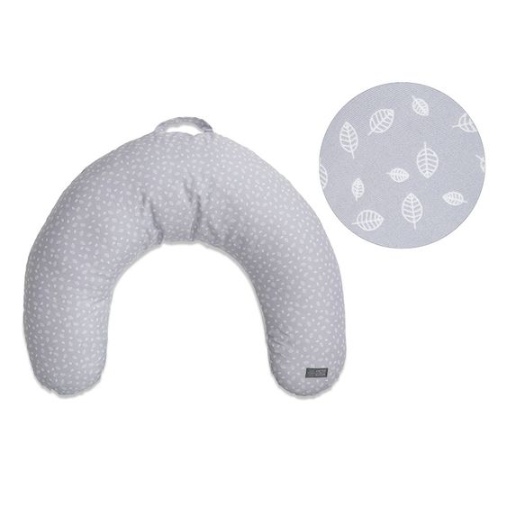 Vinter & Bloom Stillkissen Nordic Leaf Feeding Pillow - Gentle Blue