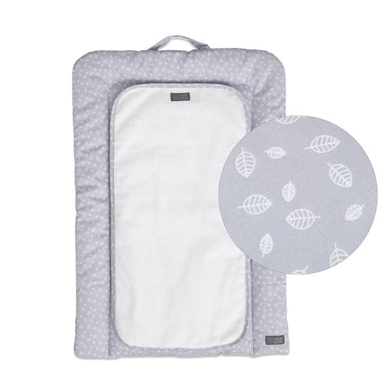 Vinter & Bloom Wickelauflage Nordic Leaf Changing Mat - Gentle Blue