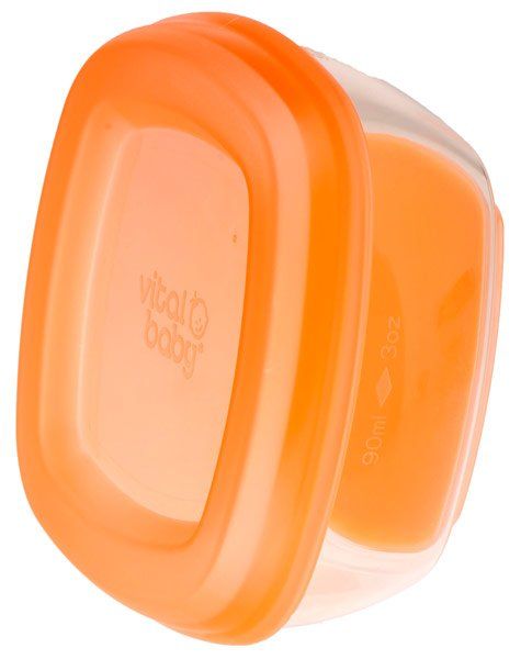 Vital Innovations 4-tlg. Gefrierbehälter-Set Maxi je 90 ml