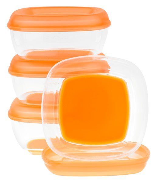Vital Innovations 4-tlg. Gefrierbehälter-Set Maxi je 90 ml