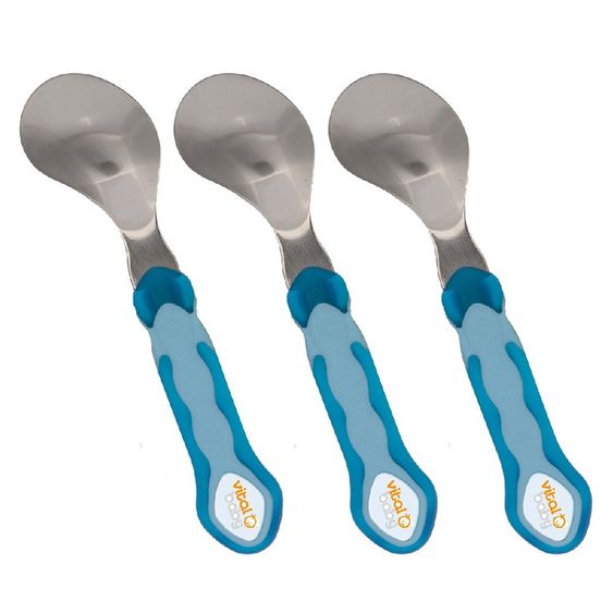 Vital Innovations Löffel 3er Pack ergonomisch - Blau
