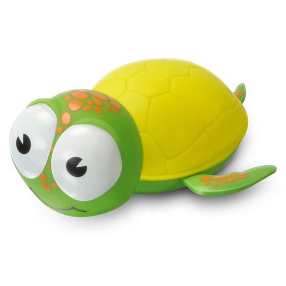 Vital Innovations Nachtlicht Babyzoo mit Zeitschaltuhr - Schildkröte Gelb Grün