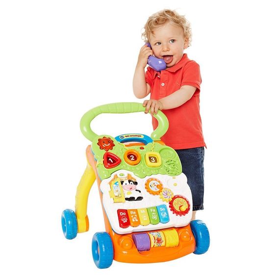 Vtech Spiel- und Laufwagen 2 in 1 - Orange