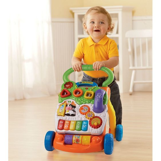 Vtech Spiel- und Laufwagen 2 in 1 - Orange