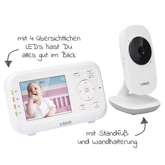 Vtech Video-Babyphone Babymonitor VM3255 - 2,8 Zoll