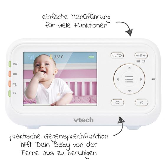 Vtech Video-Babyphone Babymonitor VM3255 - 2,8 Zoll