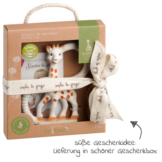 Vulli Beißring aus Naturkautschuk - Sophie la girafe® So Pure - weich