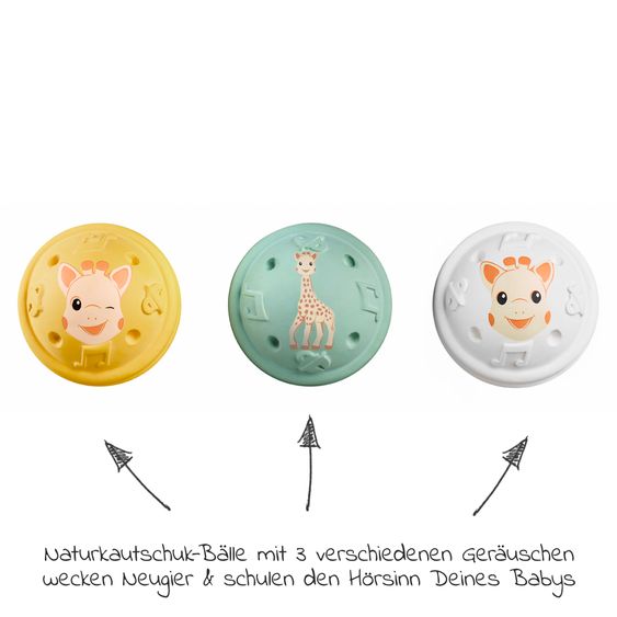 Vulli Noise balls made of natural rubber - Sophie la girafe®