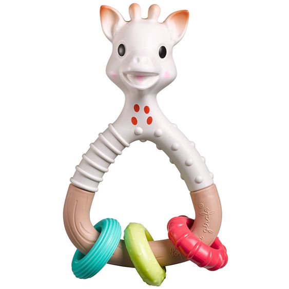 Vulli Spiel-Rassel aus Pflanzenstärke - Sophie la girafe® So Pure - Natur'rings