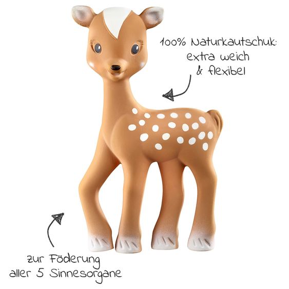 Vulli Spieltier aus Naturkautschuk - Fan Fan das kleine Rehkitz