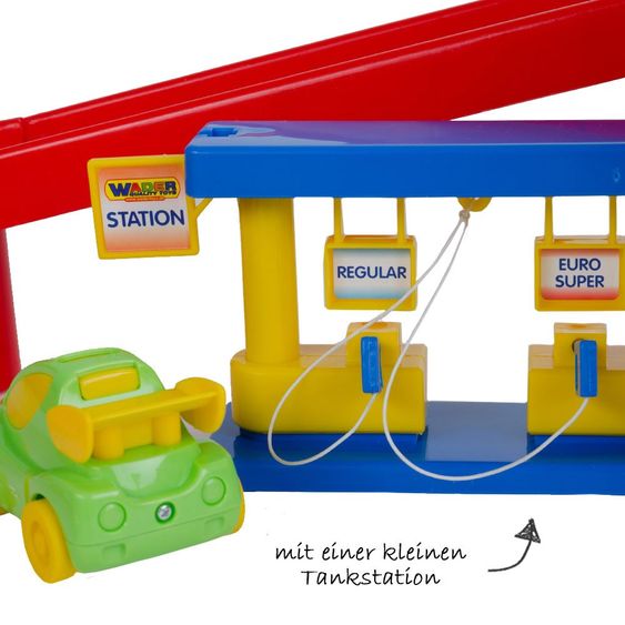 Wader Garage No. 1 mit Straßenset & Autos