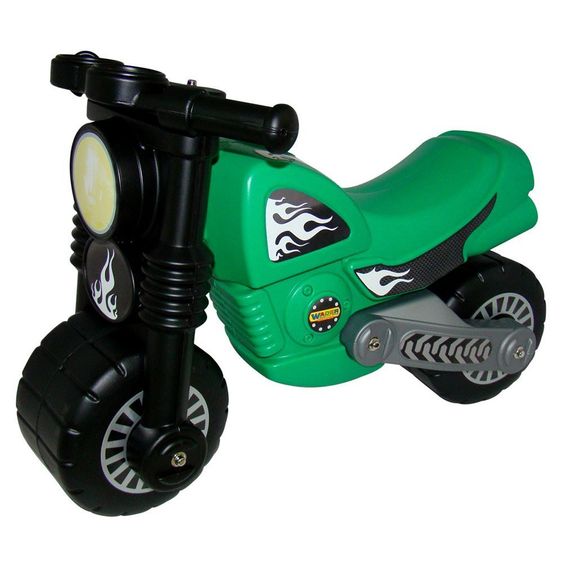 Wader Rutschfahrzeug Motorrad Flaming Star - Grün
